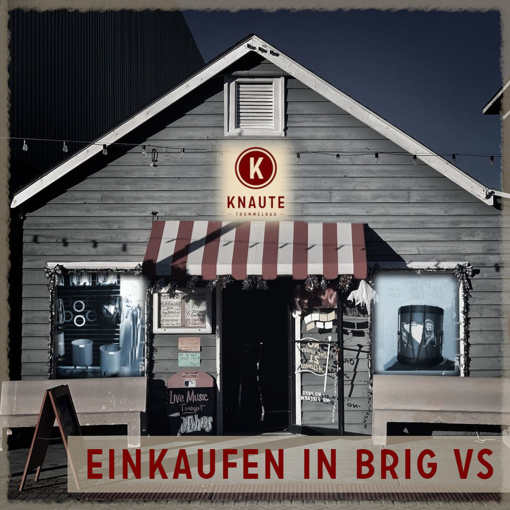 Pop up Store von Knaute Trommelbau, Brig VS